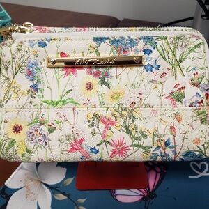 Betsey Johnson Floral Zip Wristle